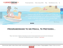 Tablet Screenshot of lukasz-socha.pl